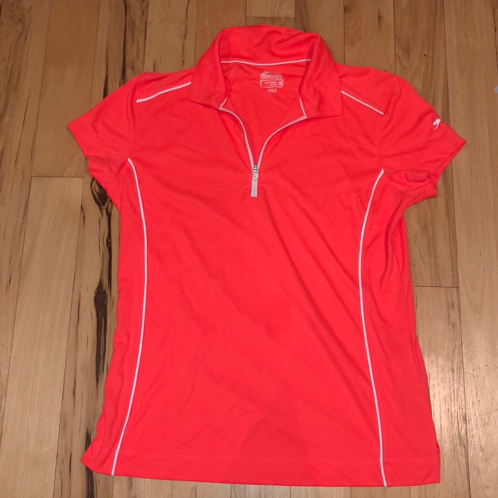 Slazenger quarter-zip short sleeve athletic top
